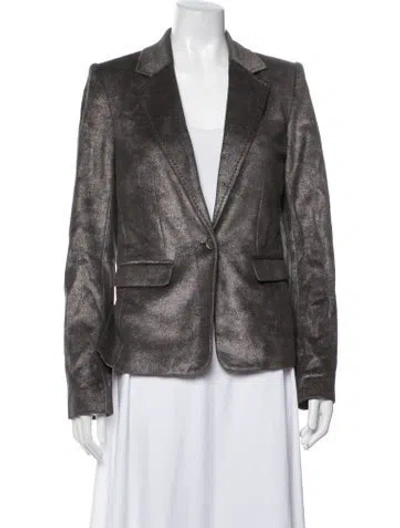 Pre-owned Alice And Olivia Blazer W/ Tags In Neutrals