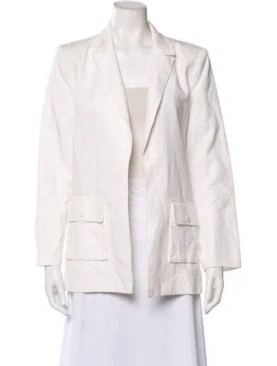 Pre-owned Alice And Olivia Blazer In White