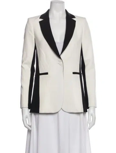Pre-owned Alice And Olivia Blazer In White