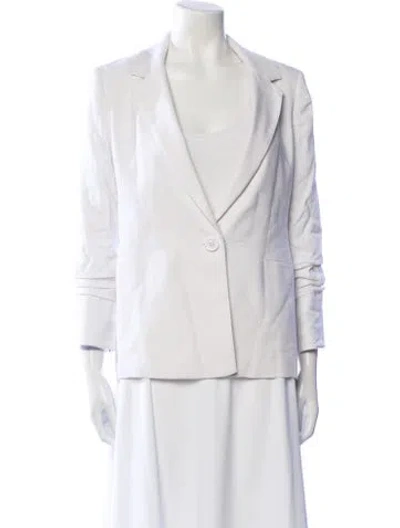 Pre-owned Alice And Olivia Blazer In White