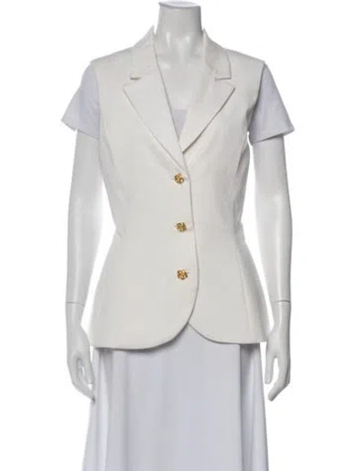 Pre-owned Alice And Olivia Blazer In White