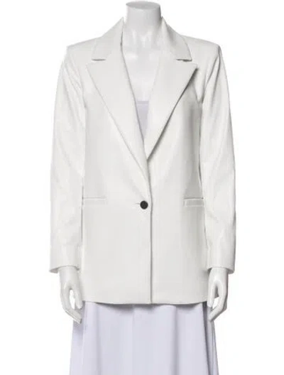 Pre-owned Alice And Olivia Blazer In White