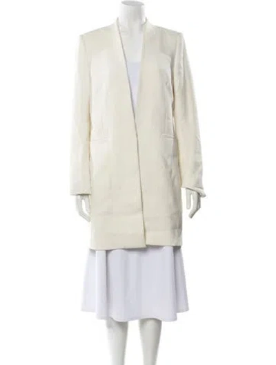 Pre-owned Alice And Olivia Blazer In White