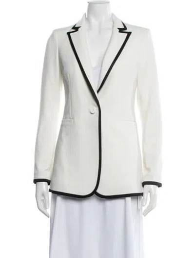 Pre-owned Alice And Olivia Blazer In White