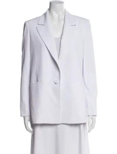 Pre-owned Alice And Olivia Blazer In White