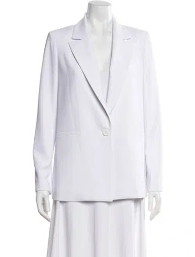 Pre-owned Alice And Olivia Blazer In White