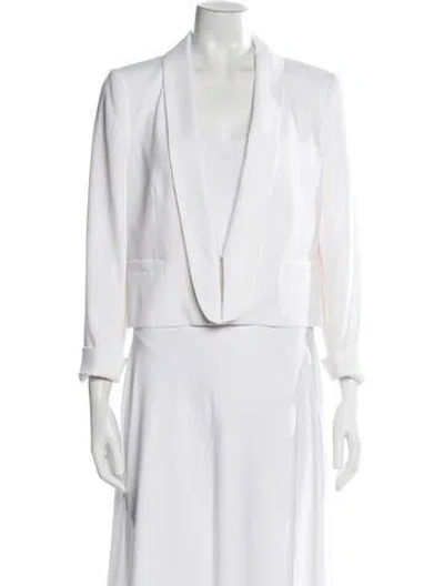Pre-owned Alice And Olivia Blazer In White