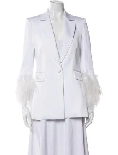 Pre-owned Alice And Olivia Blazer In White