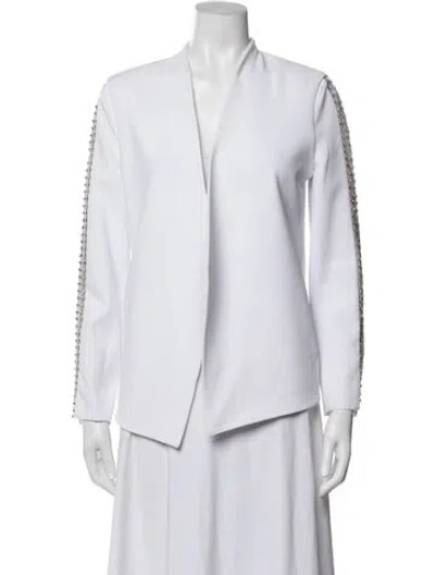 Pre-owned Alice And Olivia Blazer In White