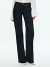 Alice And Olivia Bodie Low Rise Bootcut Jean In Dark Rinse