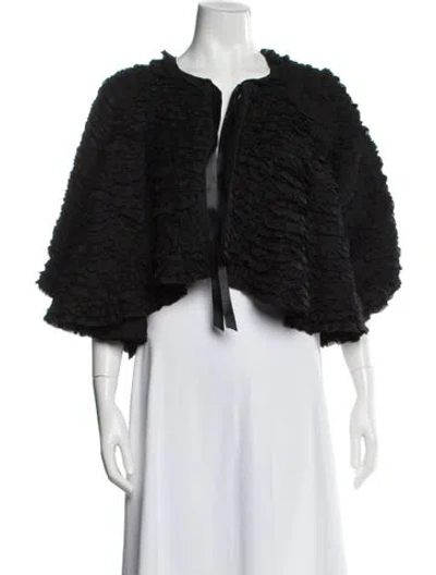 Pre-owned Alice And Olivia Bolero In Black