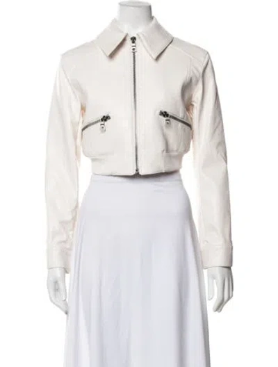 Pre-owned Alice + Olivia Bomber Jacket W/ Tags In Neutrals