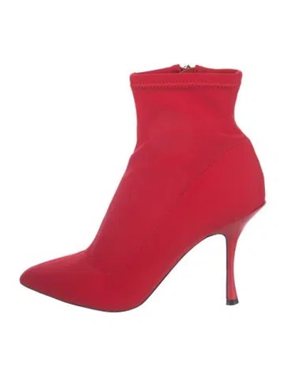 Pre-owned Alice And Olivia Boots In Red