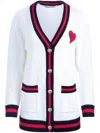 Alice And Olivia Bradford Cardigan In Neutrals