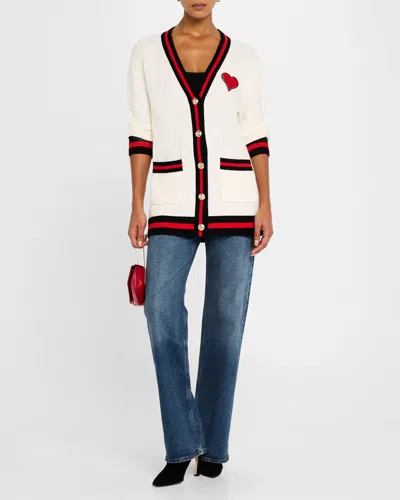 ALICE AND OLIVIA BRADFORD COLLEGIATE CARDIGAN