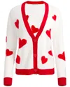 Alice And Olivia Bradley Cardigan In White