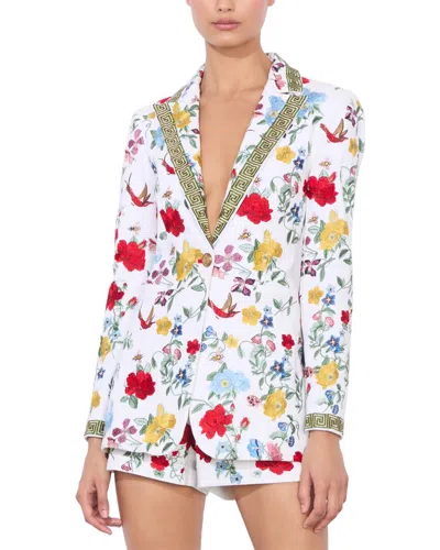Alice And Olivia Breann Blazer In Multi
