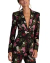 Alice And Olivia Breann Printed Blazer In Multi