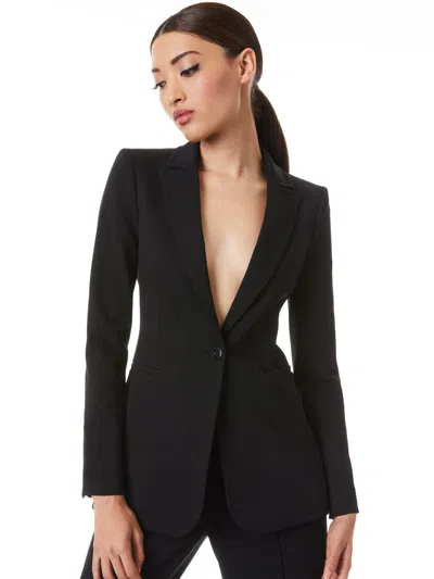 ALICE AND OLIVIA BREANN FITTED BLAZER
