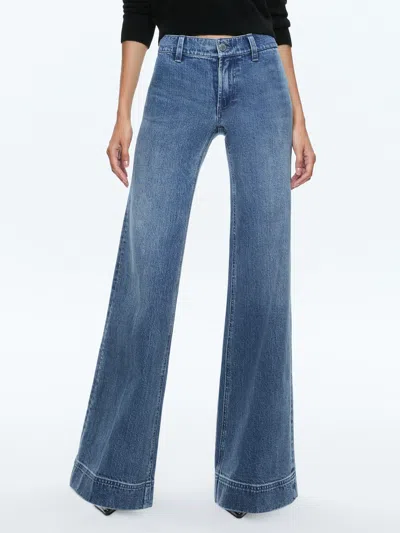 Alice And Olivia Brian Jean In Avery Blue