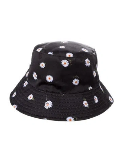 Pre-owned Alice And Olivia Bucket Hat In Black