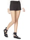 Alice And Olivia Dylan High-waisted Shorts In Black