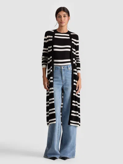 Alice And Olivia Callan Maxi Cardigan In Multi