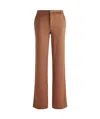 Alice And Olivia Calvin Wide-leg Pants In Brown
