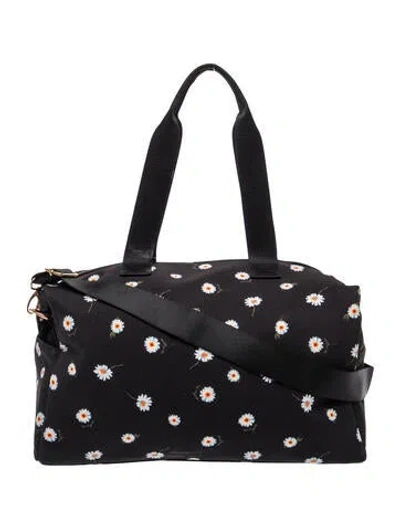 Pre-owned Alice And Olivia Canvas Tote In Black