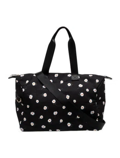Pre-owned Alice And Olivia Canvas Tote In Black