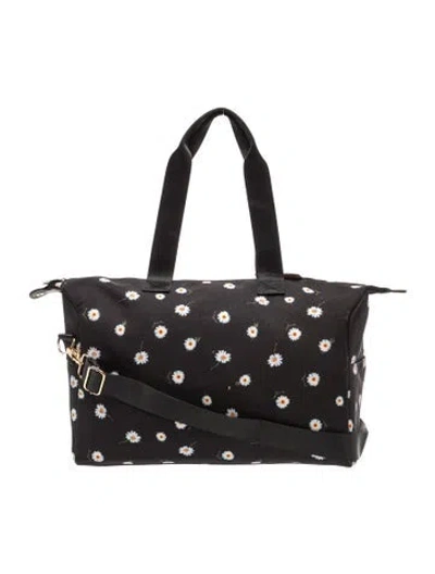 Pre-owned Alice And Olivia Canvas Tote W/ Tags In Black
