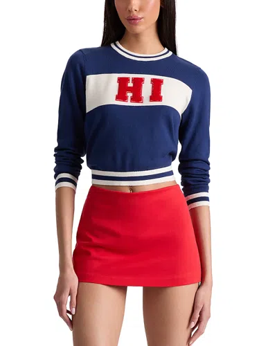 Alice And Olivia Carolann Sweater In Multi
