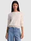 Alice And Olivia Carolee Cashmere Pullover In White