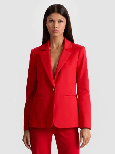 ALICE AND OLIVIA CARY FITTED BLAZER