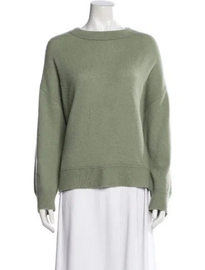 Pre-owned Alice And Olivia Cashmere Bateau Neckline Sweater In Gray