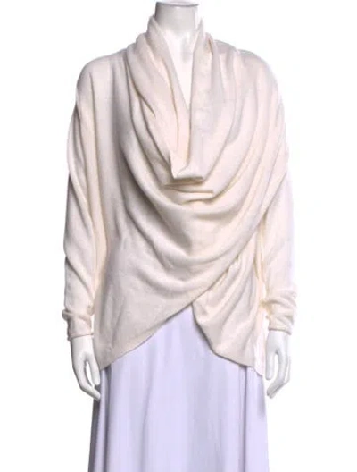 Pre-owned Alice And Olivia Cashmere Cowl Neck Sweater W/ Tags In Pink