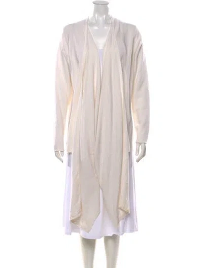 Pre-owned Alice + Olivia Cashmere Open Front Sweater In Neutrals