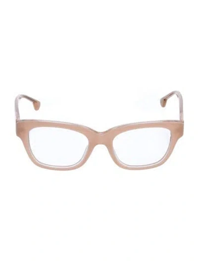 Pre-owned Alice And Olivia Cat-eye Eyeglasses In Neutral