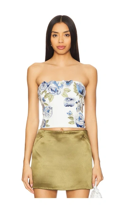 ALICE AND OLIVIA CECE CROPPED TOP