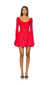 ALICE AND OLIVIA CHARA BALLET MINI DRESS