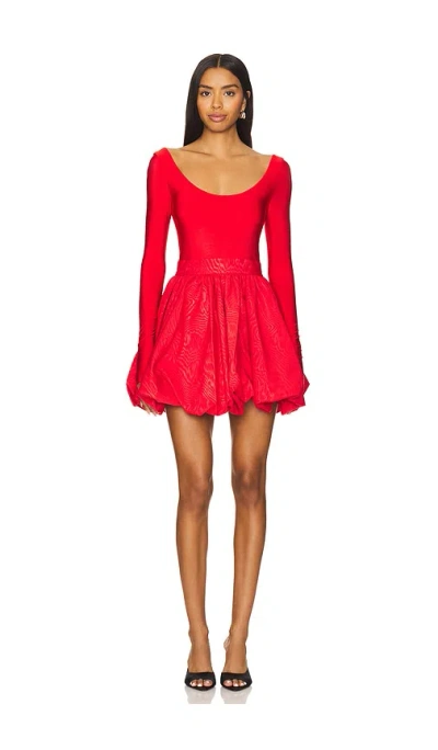 ALICE AND OLIVIA CHARA BALLET MINI DRESS