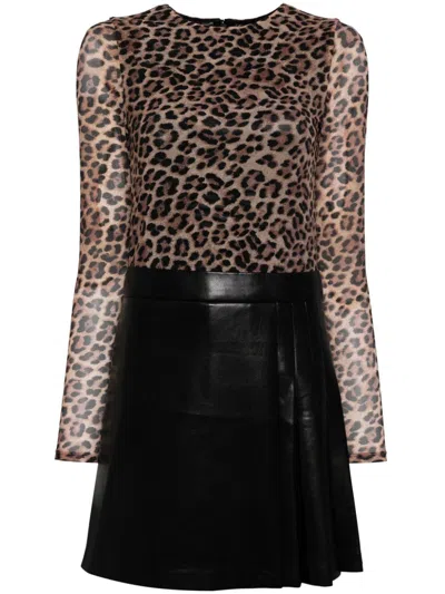 ALICE AND OLIVIA CHARA MINI DRESS