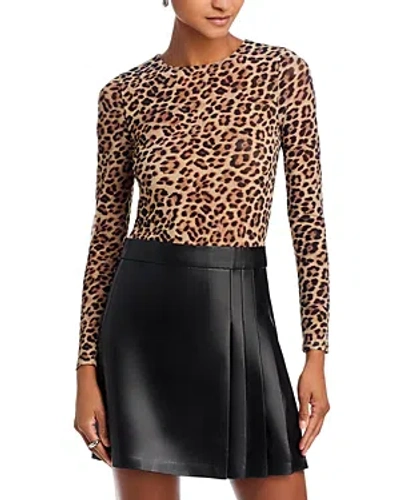 ALICE AND OLIVIA ALICE AND OLIVIA CHARA MIXED MEDIA MINI DRESS