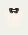 Alice And Olivia Chase Puff-sleeve Sweater
