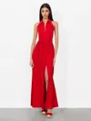 Alice And Olivia Chassidy Halter Maxi Dress