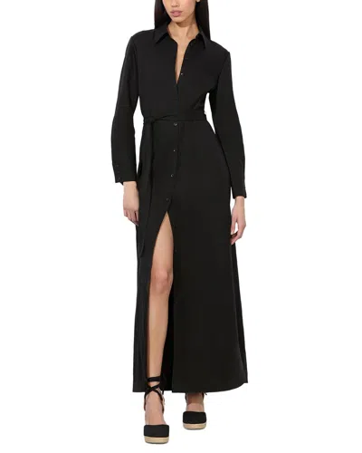Alice And Olivia Chassidy Linen-blend Dress In Multi