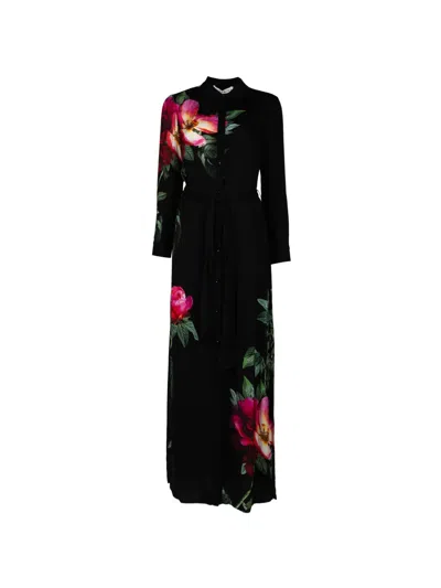 Alice And Olivia Chassidy Maxi Dress In Black