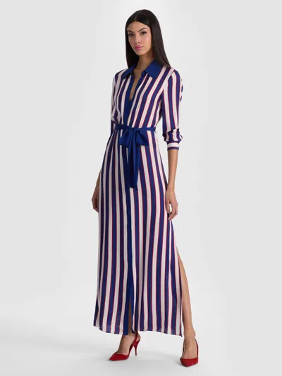 Alice And Olivia Chassidy Maxi Shirt Dress