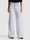 Alice And Olivia Chic Jean In Gray