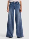Alice And Olivia Chic Jean In Blue